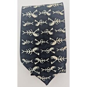 The Nightmare Before Christmas Scales bone fish tie disney Polyester made in USA